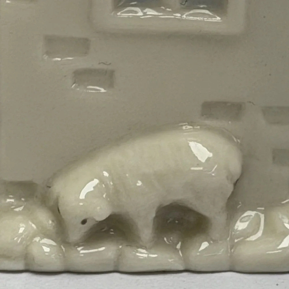 Vintage 2003 Lenox Irish Blessing Cottage Salt & Pepper Shakers Fine China‎